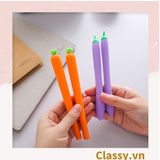  Classy Bút gel hình trái cà xinh xắn đáng yêu, mực đậm và đều PK1549 