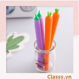  Classy Bút gel hình trái cà xinh xắn đáng yêu, mực đậm và đều PK1549 