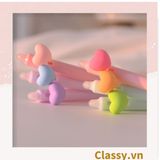  Bút gel hình trái tim xinh xắn đáng yêu, mực đậm và đều PK1549 