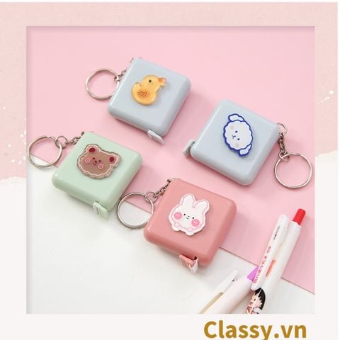  Móc khóa, thước dây hộp nhựa siêu dễ thương PK1553 
