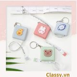  Móc khóa, thước dây hộp nhựa siêu dễ thương PK1553 