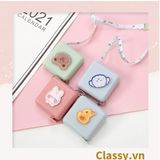  Móc khóa, thước dây hộp nhựa siêu dễ thương PK1553 