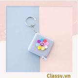  Móc khóa, thước dây hộp nhựa siêu dễ thương PK1553 