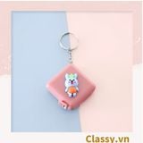  Móc khóa, thước dây hộp nhựa siêu dễ thương PK1553 