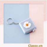  Móc khóa, thước dây hộp nhựa siêu dễ thương PK1553 