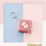  Móc khóa, thước dây hộp nhựa siêu dễ thương PK1553 