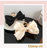  Kẹp càng cua, kẹp tóc đính nơ bảng lớn, dễ tạo kiểu, không gây rụng tóc PK1554 