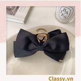  Kẹp càng cua, kẹp tóc đính nơ bảng lớn, dễ tạo kiểu, không gây rụng tóc PK1554 