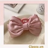  Kẹp càng cua, kẹp tóc đính nơ bảng lớn, dễ tạo kiểu, không gây rụng tóc PK1554 