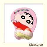  [GIAO HÀNG 7-25 NGÀY] Classy Miếng lót chuột, mouse pad nhỏ dùng trong văn phòng, hình Shin siêu dễ thương PK1555 