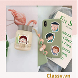  Classy Sticker trang trí mix ngẫu nhiên, dán laptop, điện thoại, sổ, bình nước nhiều họa tiết PK1559 