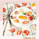  Classy Sticker trang trí mix ngẫu nhiên, dán laptop, điện thoại, sổ, bình nước nhiều họa tiết PK1559 