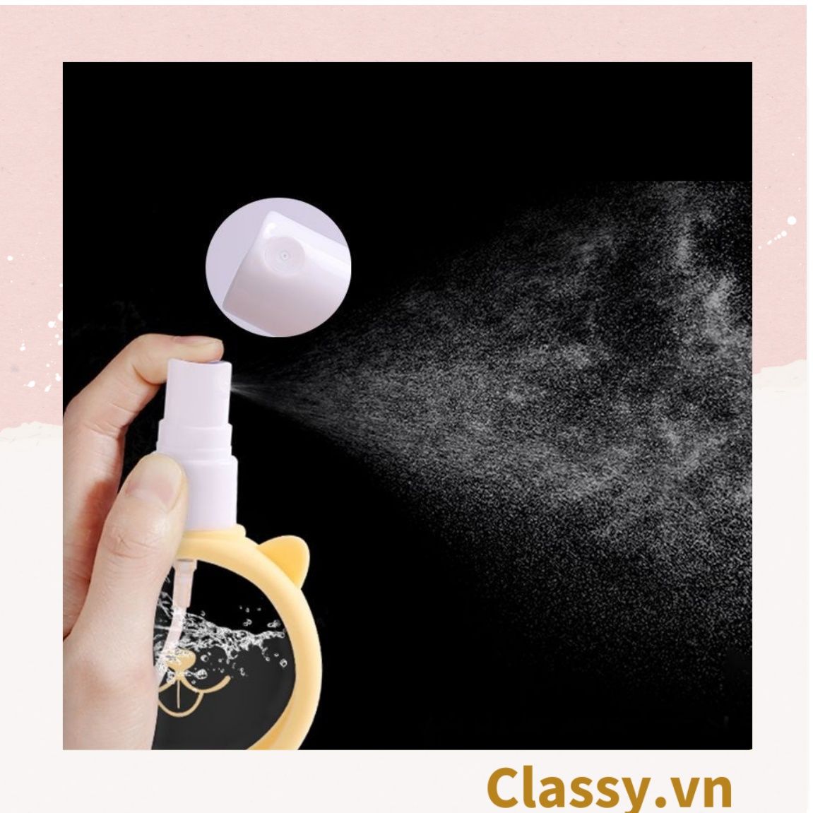  [GIAO HÀNG 7-25 NGÀY] CoMBO 50 Bình xịt dạng phun sương 55ml, chiết mỹ phẩm nhỏ gọn mang theo bên người PK1561 