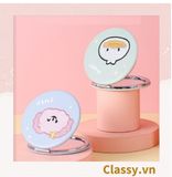  Classy Gương mini cầm tay 2 mặt với nhiều họa tiết đáng yêu PK1562 