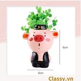  [GIAO HÀNG 7-25 NGÀY] Classy Chậu cây mini hình thầy trò đường tăng siêu dễ thương PK1567 