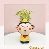  Classy Chậu cây mini hình thầy trò đường tăng siêu dễ thương PK1567 