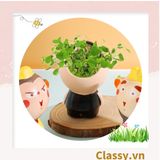  [GIAO HÀNG 7-25 NGÀY] Classy Chậu cây mini hình thầy trò đường tăng siêu dễ thương PK1567 