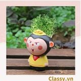  [GIAO HÀNG 7-25 NGÀY] Classy Chậu cây mini hình thầy trò đường tăng siêu dễ thương PK1567 