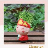  [GIAO HÀNG 7-25 NGÀY] Classy Chậu cây mini hình thầy trò đường tăng siêu dễ thương PK1567 