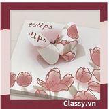  Giấy ghi chú, giấy note họa tiết hoa phong cách hàn quốc PK1569 