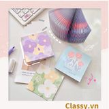  Giấy ghi chú, giấy note họa tiết hoa phong cách hàn quốc PK1569 