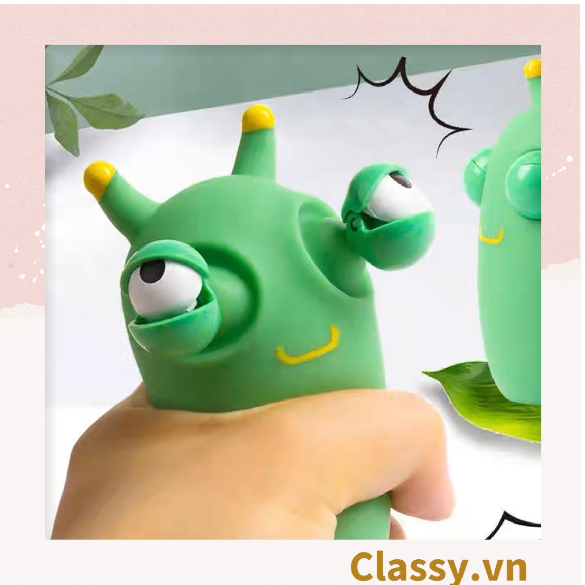  [GIAO HÀNG 7-25 NGÀY]  Classy Đồ chơi mặt yêu quái, bóp bóp nhào nặn Funny animal eyes pop up ngộ nhĩnh giải trí PK1573 