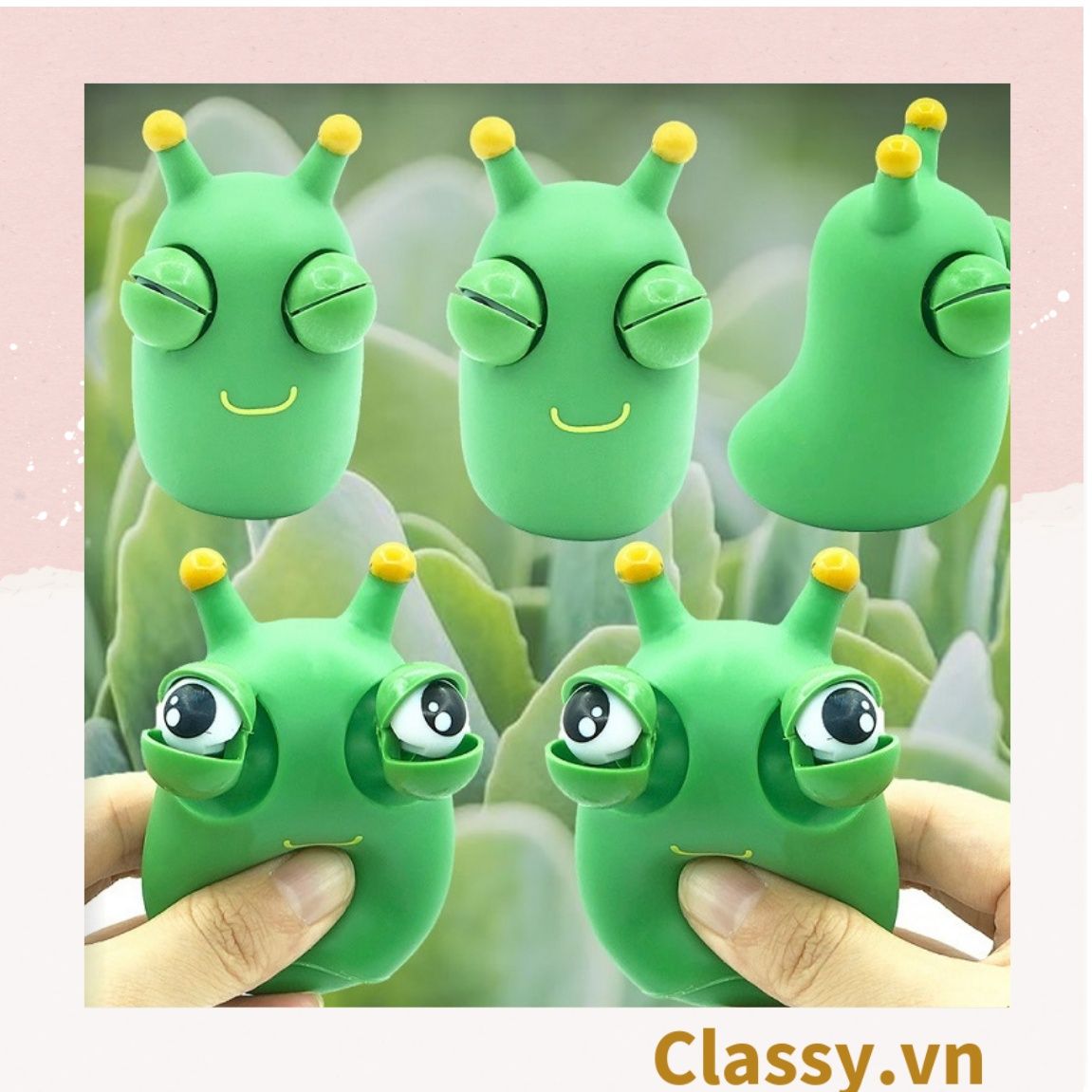  [GIAO HÀNG 7-25 NGÀY]  Classy Đồ chơi mặt yêu quái, bóp bóp nhào nặn Funny animal eyes pop up ngộ nhĩnh giải trí PK1573 