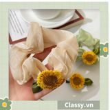  Classy Dây cột tóc, Scrunchies hoa hướng dương phong cách hàn quốc PK1575 