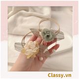  Classy Dây cột tóc, Scrunchies hoa hướng dương phong cách hàn quốc PK1575 