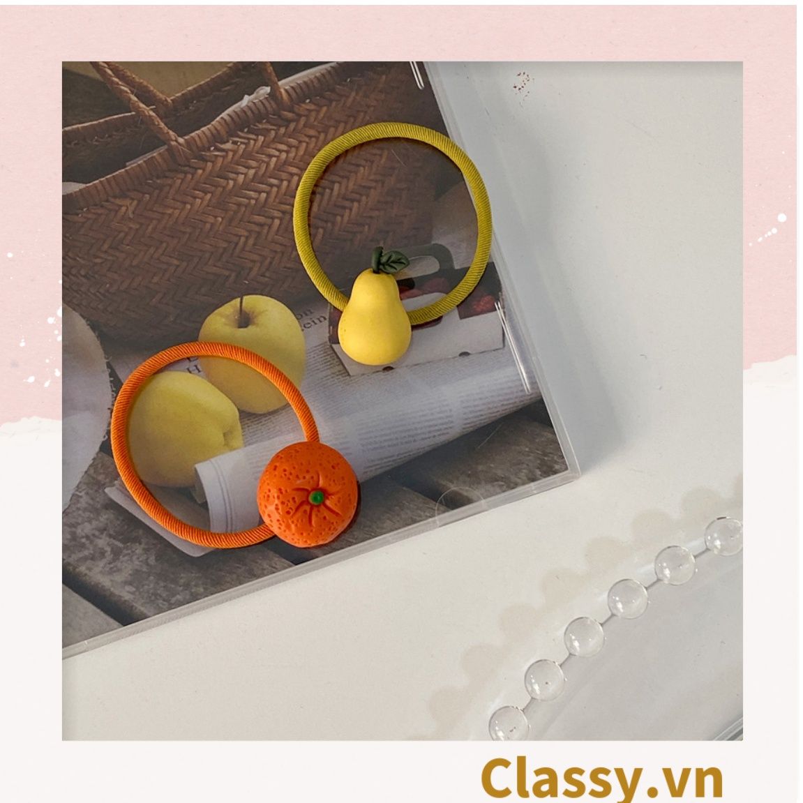  Kẹp tóc phong cách trái cây mùa hè Classy PK1578 