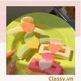  Classy Kẹp càng cua màu thạch pastel, dễ tạo kiểu, không gây rụng tóc PK1580 