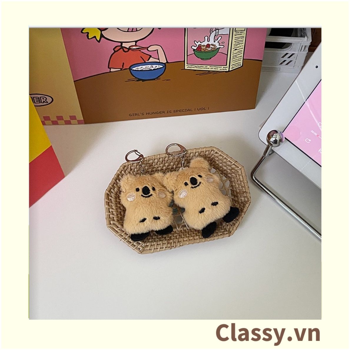  [GIAO HÀNG 7-25 NGÀY]  Classy Móc khóa gấu koala nhỏ xinh, móc khóa balo, phụ kiện thời trang PK1581 