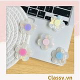  Kẹp tóc mái kích thước 3.8cm, bông hoa nhỏ phụ kiện tóc dễ thương PK1586 