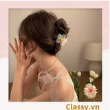  Kẹp tóc mái kích thước 3.8cm, bông hoa nhỏ phụ kiện tóc dễ thương PK1586 
