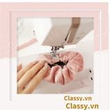  Classy Scrunchies, dây cột tóc vải nhung mịn màng, phong cách hàn quốc PK1588 