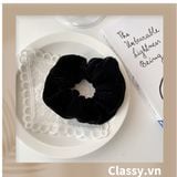  [GIAO HÀNG 7-25 NGÀY]  Classy Scrunchies, dây cột tóc vải nhung mịn màng, phong cách hàn quốc PK1588 