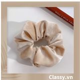  [GIAO HÀNG 7-25 NGÀY]  Classy Scrunchies, dây cột tóc vải nhung mịn màng, phong cách hàn quốc PK1588 