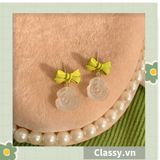  Khuyên tai hoa nhiều kiểu dáng nữ tính siêu dễ thương PK1594 