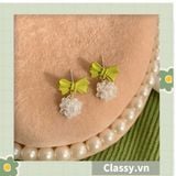  Classy Khuyên tai hoa nhiều kiểu dáng nữ tính siêu dễ thương PK1594 