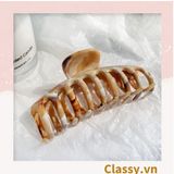  Classy Kẹp càng cua, kẹp tóc cỡ lớn, màu cẩm thạch PK1612 