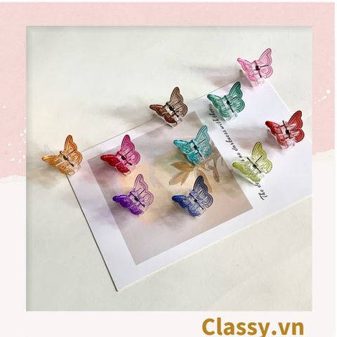  Classy Kẹp tóc mái kích thước 3cm, bướm nhỏ phụ kiện tóc dễ thương PK1617 