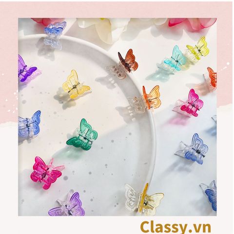  Classy Kẹp tóc mái kích thước 3cm, bướm nhỏ phụ kiện tóc dễ thương PK1617 