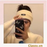  [GIAO HÀNG 7-25 NGÀY]  Classy Mũ len nửa đầu, băng đô len phong cách hàn quốc PK1627 