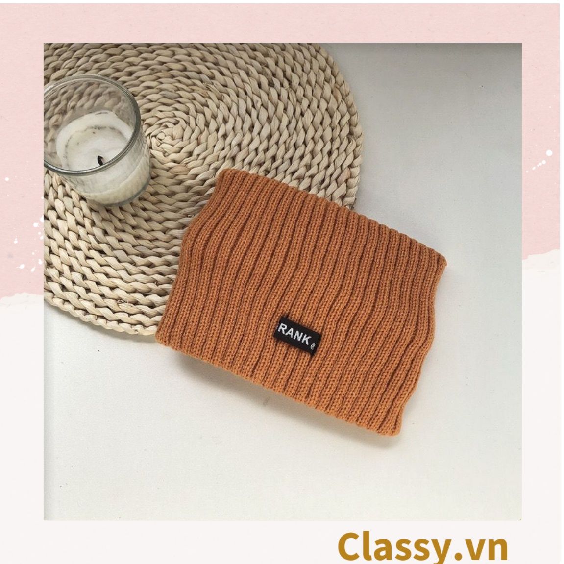  [GIAO HÀNG 7-25 NGÀY]  Classy Mũ len nửa đầu, băng đô len phong cách hàn quốc PK1627 