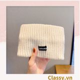  [GIAO HÀNG 7-25 NGÀY]  Classy Mũ len nửa đầu, băng đô len phong cách hàn quốc PK1627 