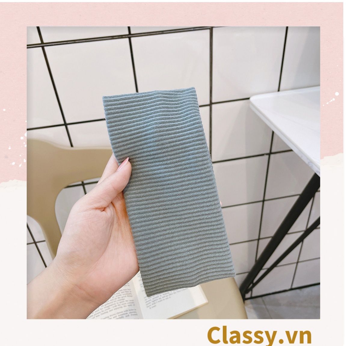  [GIAO HÀNG 7-25 NGÀY]  Classy Mũ len nửa đầu, băng đô len phong cách hàn quốc PK1627 