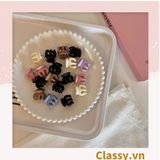  Combo 10 kẹp càng cua, kẹp tóc nữ nhiều màu basic PK1628 