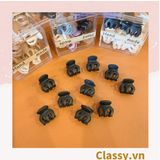  Combo 10 kẹp càng cua, kẹp tóc nữ nhiều màu basic PK1628 