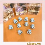  Combo 10 kẹp càng cua, kẹp tóc nữ nhiều màu basic PK1628 