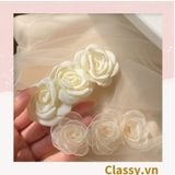  Kẹp tóc mái đính hoa bảng lớn nhiều màu phong cách hàn quốc PK1630 